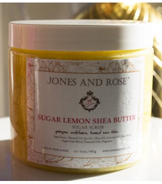 Sugar Lemon Shea Butter Scrub